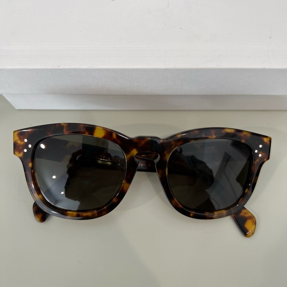 Celine Tortoiseshell CatEye Sunglasses